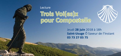 Lecture Trois Voi(es)x pour Compostelle